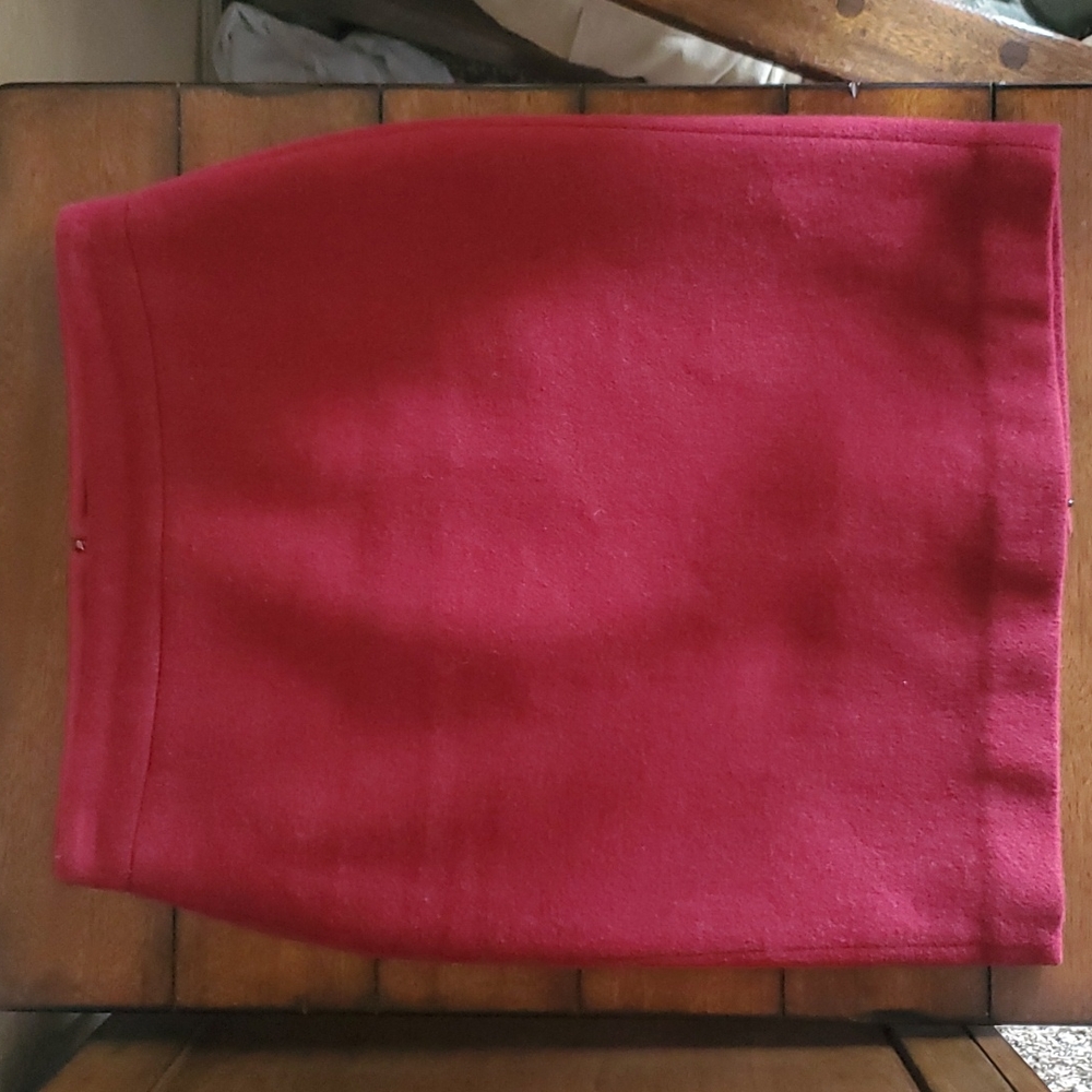 J. Crew Pencil Skirt in Double-Serge Wool
